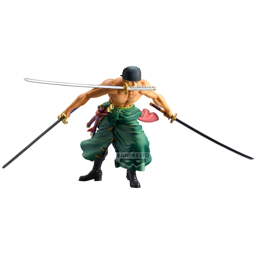 One Piece Roronoa Zoro Grandista Figur 23cm Produktfoto