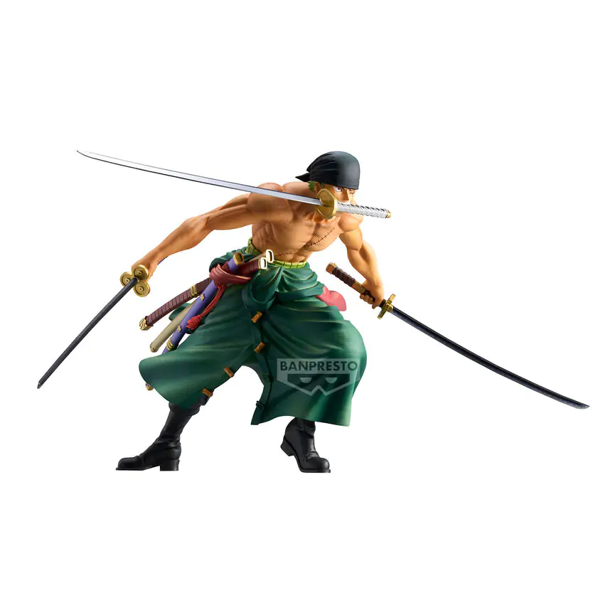 One Piece Roronoa Zoro Grandista Figur 23cm Produktfoto