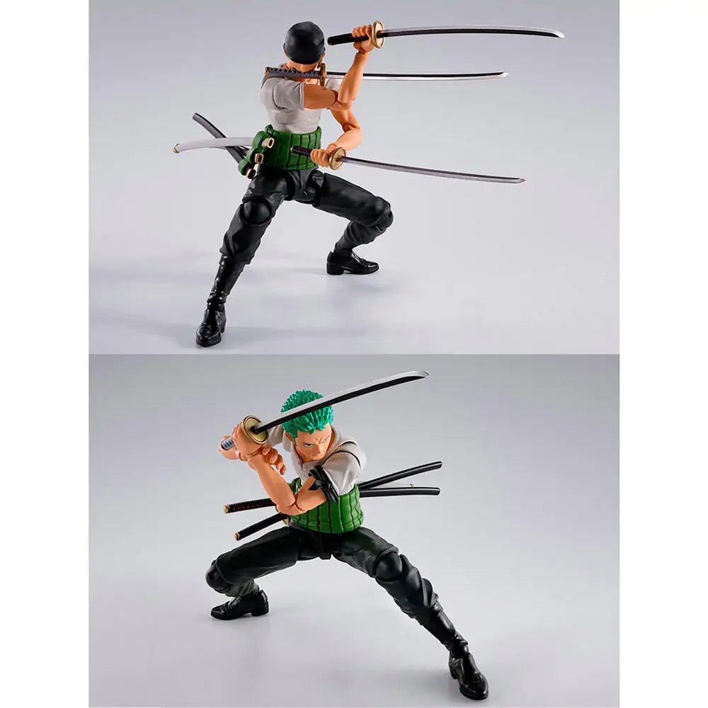 One Piece Roronoa Zoro Romance Dawn S.H Figuarts Figur 15cm termékfotó