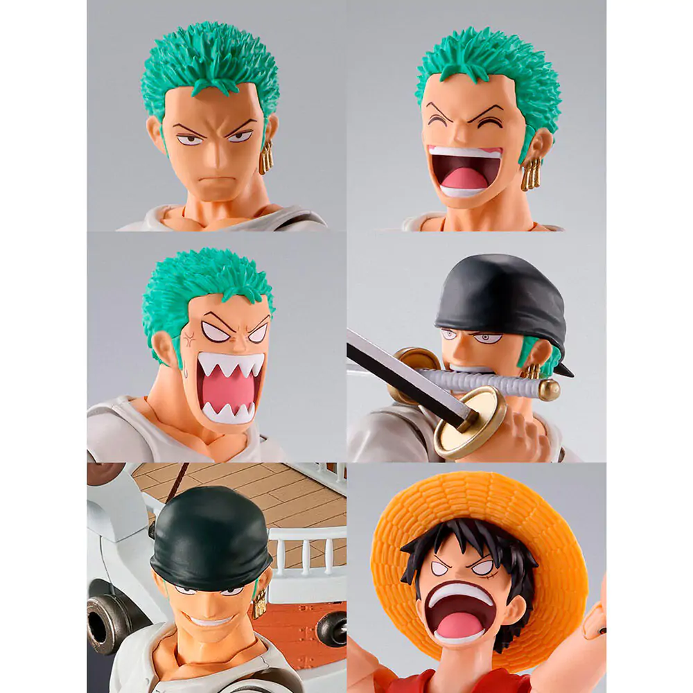 One Piece Roronoa Zoro Romance Dawn S.H Figuarts Figur 15cm termékfotó