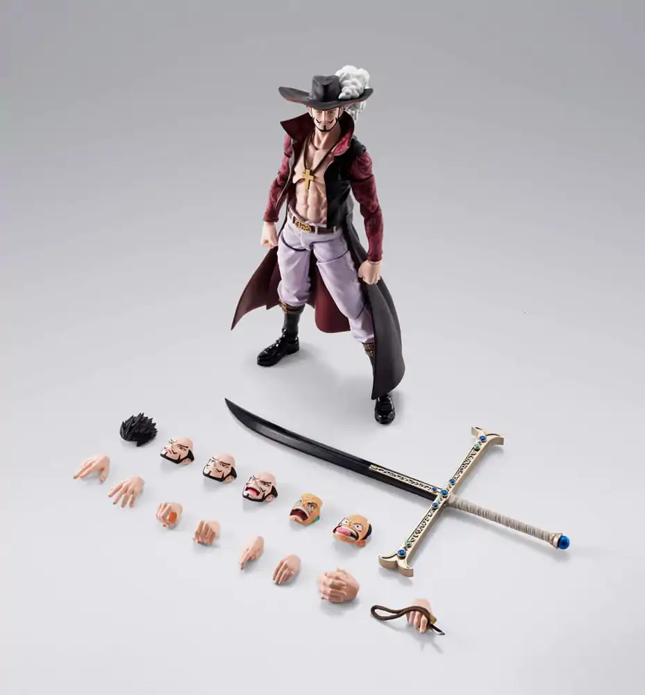 One Piece S.H.Figuarts Actionfigur Dracule Mihawk Hawkeye 17 cm Produktfoto