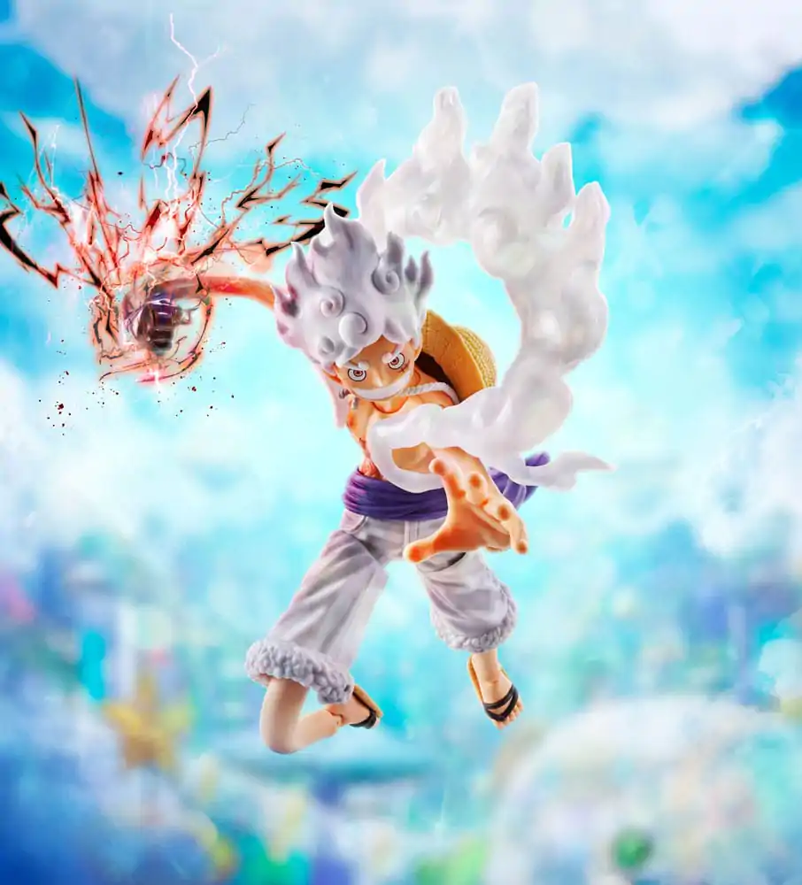 One Piece S.H.Figuarts Actionfigur Monkey D. Luffy Gear 5 -Future Island Egghead- 15 cm Produktfoto