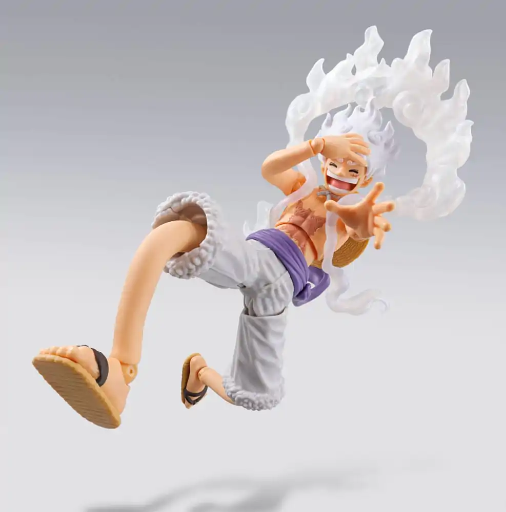 One Piece S.H.Figuarts Actionfigur Monkey D. Luffy Gear 5 -Future Island Egghead- 15 cm Produktfoto