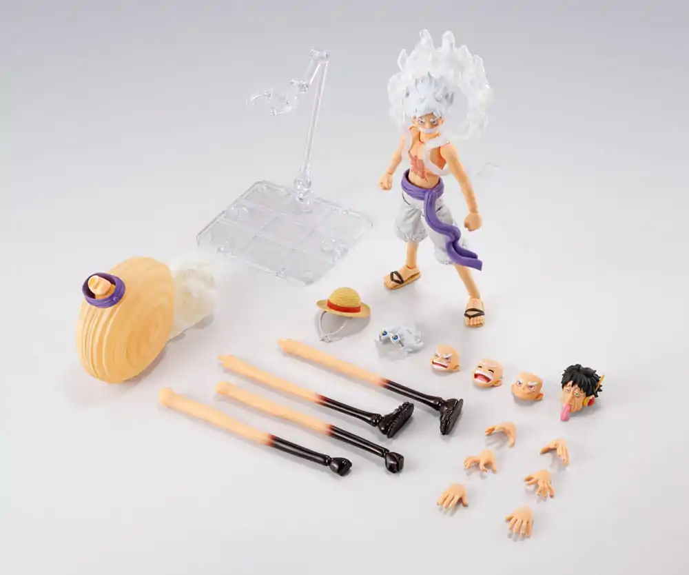 One Piece S.H.Figuarts Actionfigur Monkey D. Luffy Gear 5 -Future Island Egghead- 15 cm Produktfoto