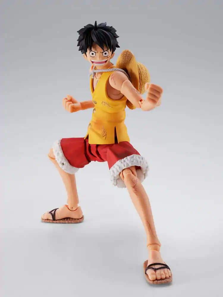 One Piece S.H.Figuarts Action-Figur Monkey D. Luffy Marineford 15 cm Produktfoto