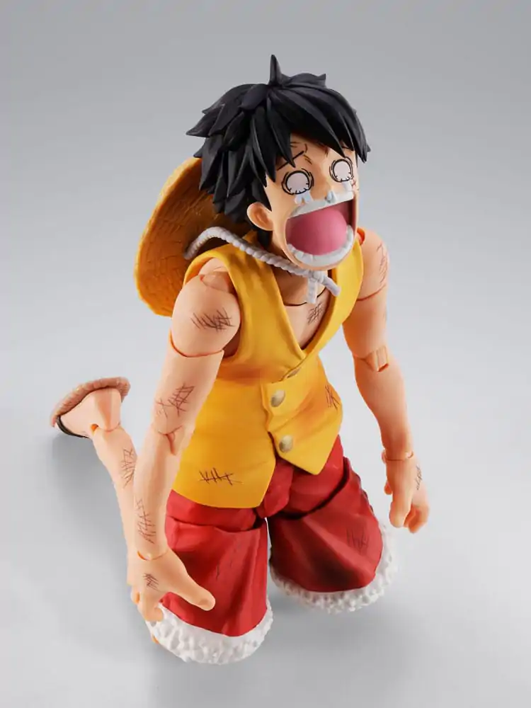 One Piece S.H.Figuarts Action-Figur Monkey D. Luffy Marineford 15 cm Produktfoto