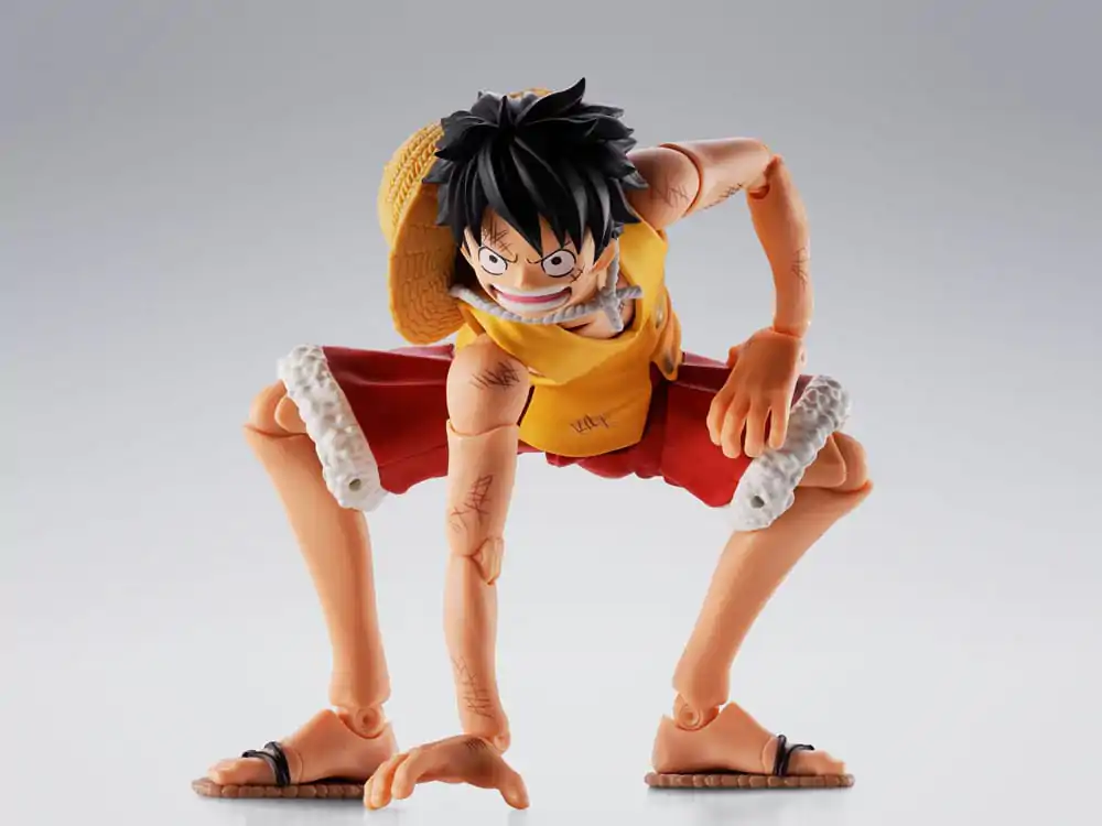 One Piece S.H.Figuarts Action-Figur Monkey D. Luffy Marineford 15 cm Produktfoto