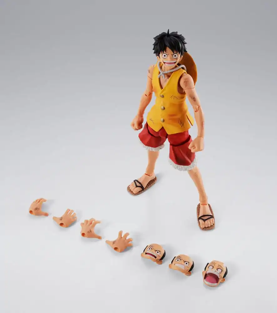 One Piece S.H.Figuarts Action-Figur Monkey D. Luffy Marineford 15 cm Produktfoto