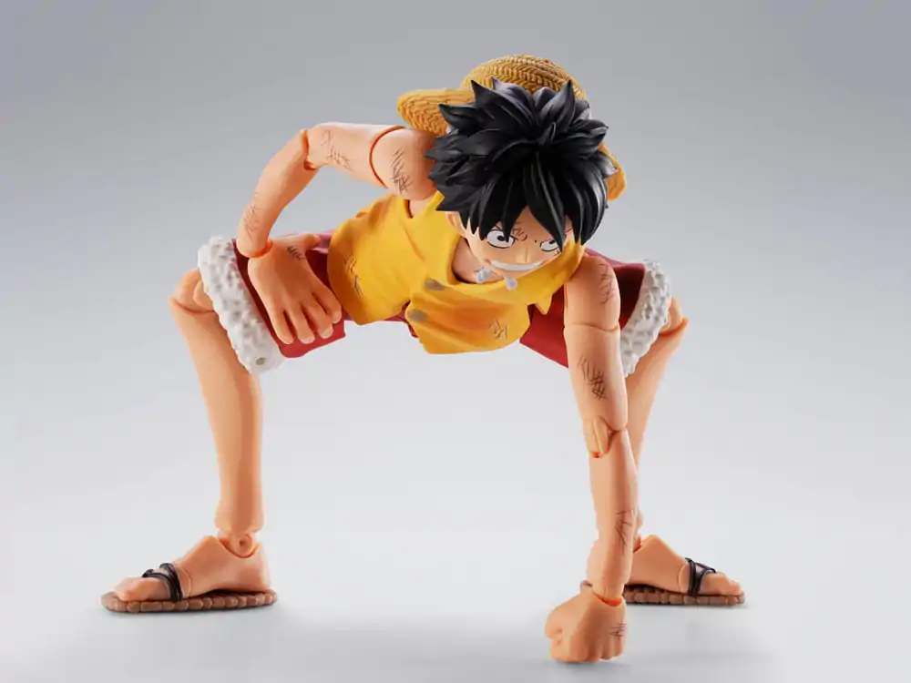 One Piece S.H.Figuarts Action-Figur Monkey D. Luffy Marineford 15 cm Produktfoto