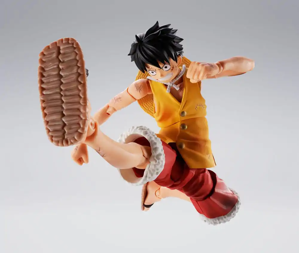 One Piece S.H.Figuarts Action-Figur Monkey D. Luffy Marineford 15 cm Produktfoto