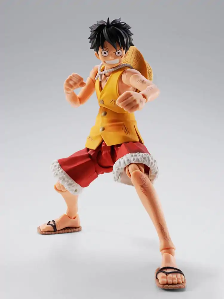 One Piece S.H.Figuarts Action-Figur Monkey D. Luffy Marineford 15 cm Produktfoto
