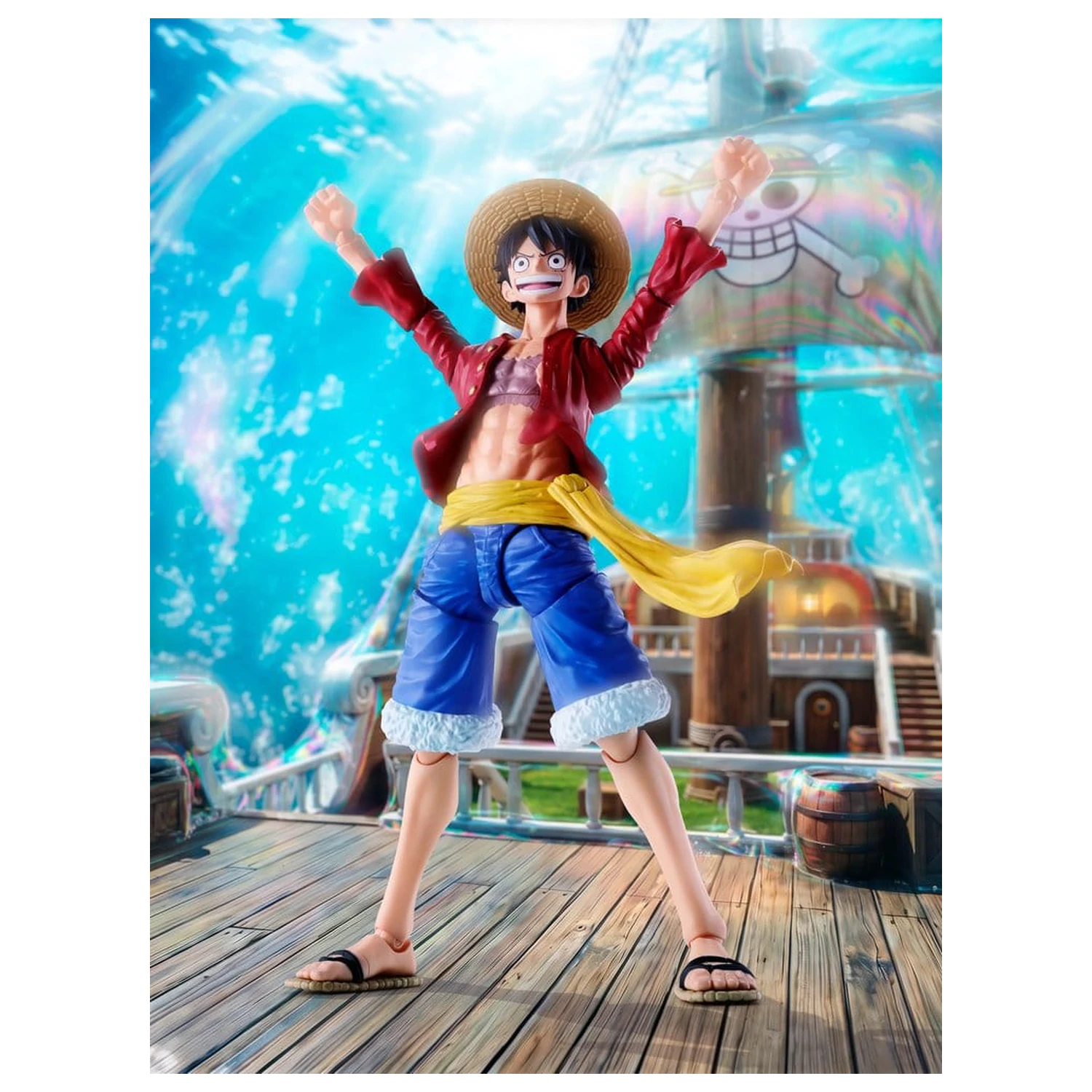 One Piece S.H.Figuarts Action-Figur Monkey D. Luffy -Two Years Later- 15 cm Produktfoto