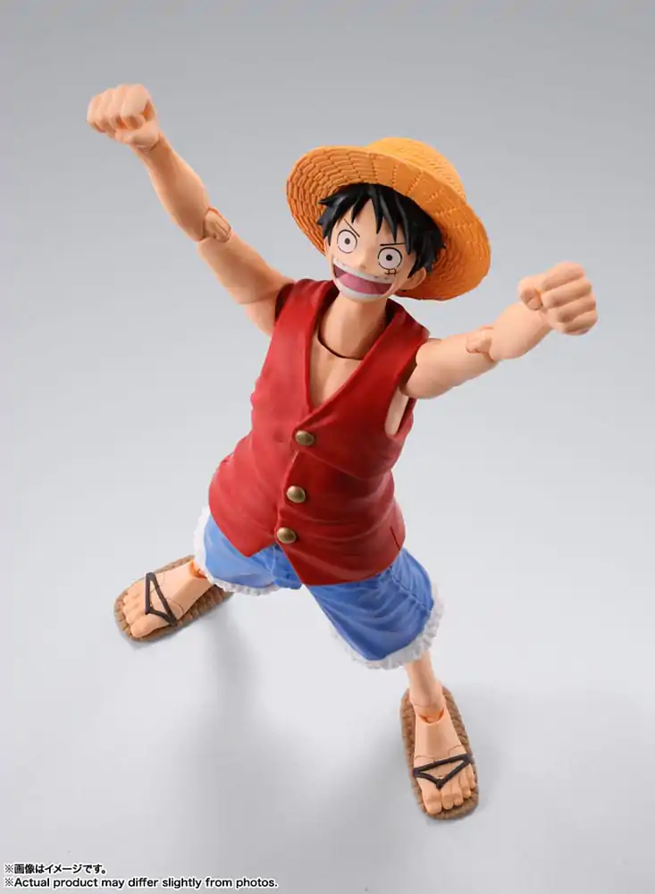 One Piece S.H. Figuarts Actionfigur Monkey D. Ruffy Romance Dawn 15 cm Produktfoto