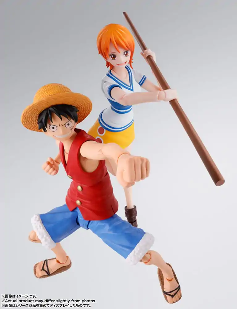 One Piece S.H. Figuarts Actionfigur Monkey D. Ruffy Romance Dawn 15 cm Produktfoto