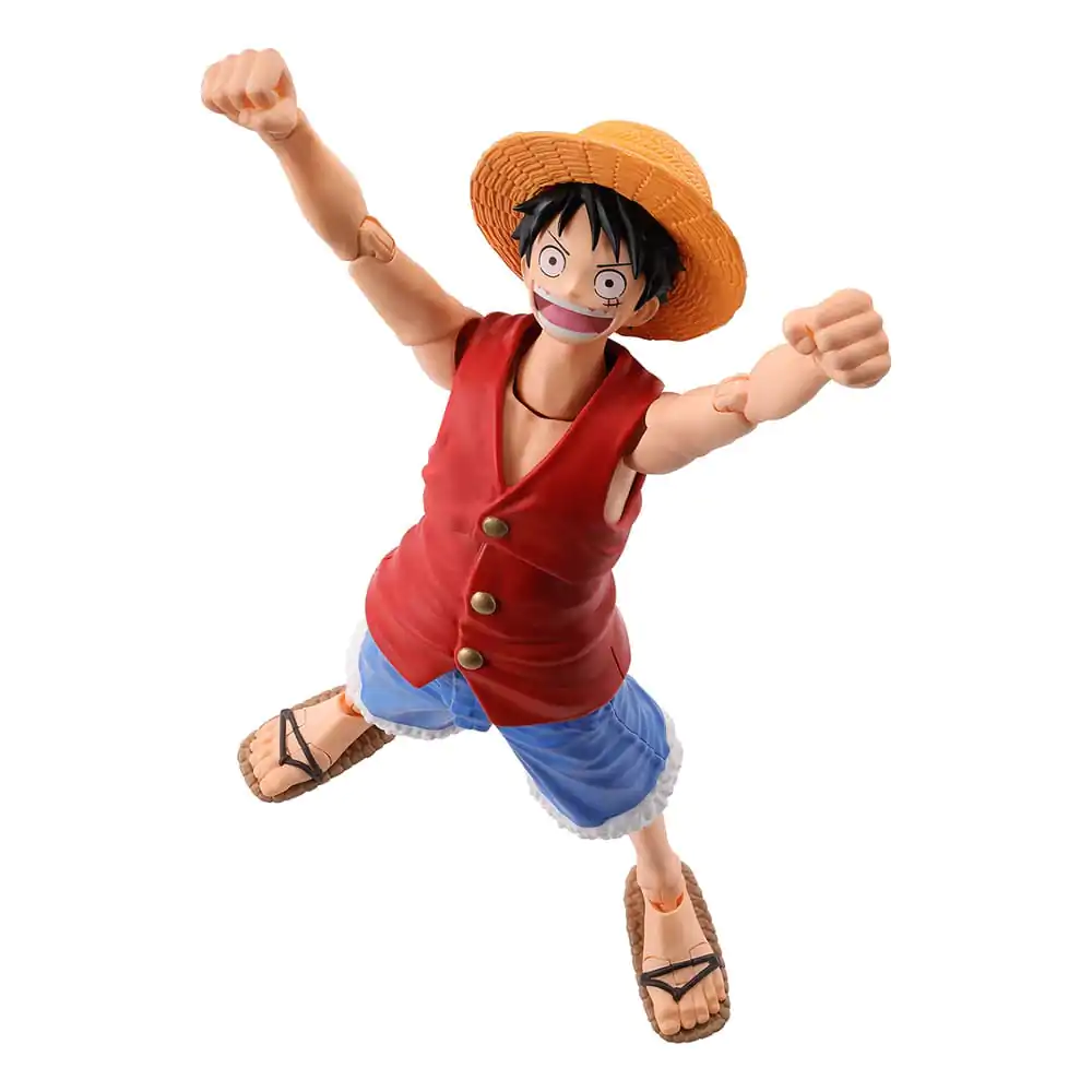 One Piece S.H. Figuarts Actionfigur Monkey D. Ruffy Romance Dawn 15 cm Produktfoto