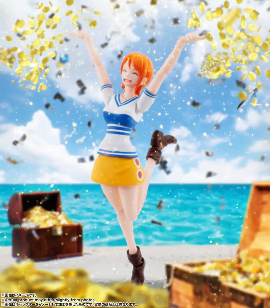 One Piece S.H. Figuarts Actionfigur Nami Romance Dawn 14 cm termékfotó