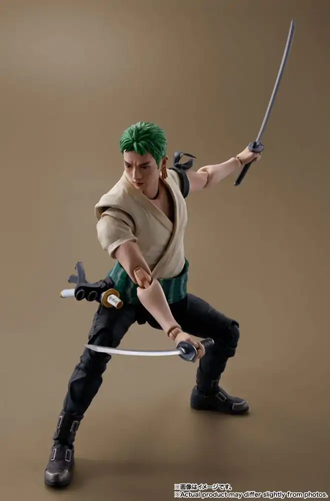 One Piece S.H. Figuarts Actionfigur Roronoa Zoro (Netflix) 14 cm termékfotó