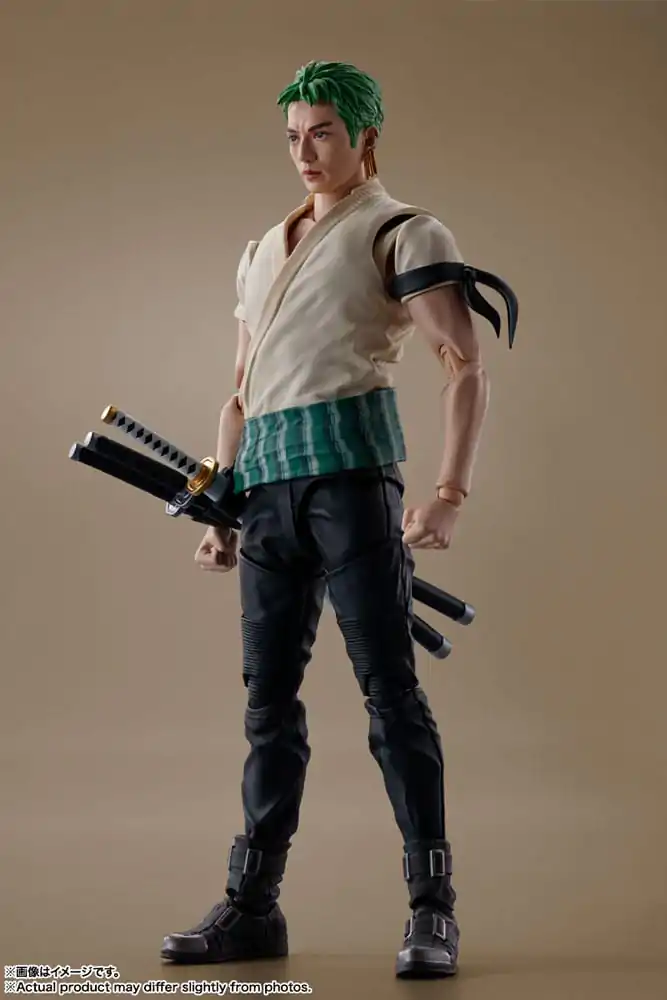 One Piece S.H. Figuarts Actionfigur Roronoa Zoro (Netflix) 14 cm termékfotó