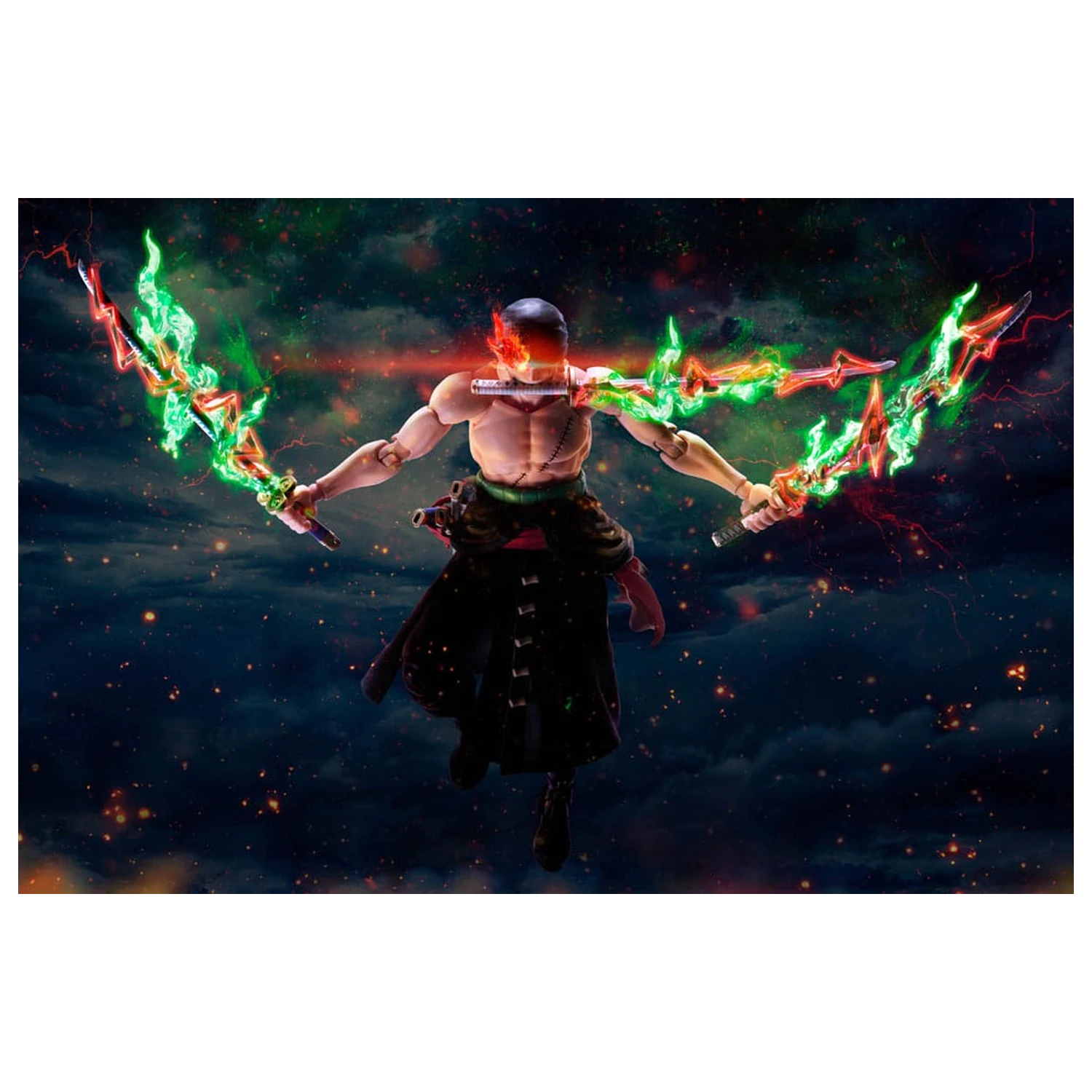 One Piece S.H.Figuarts Action-Figur Roronoa Zoro The King of Hell 15 cm Produktfoto