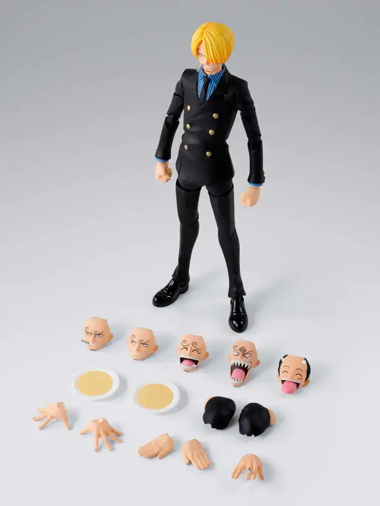 One Piece S.H.Figuarts Action-Figur Sanji Romance Dawn Ver. 15 cm Produktfoto