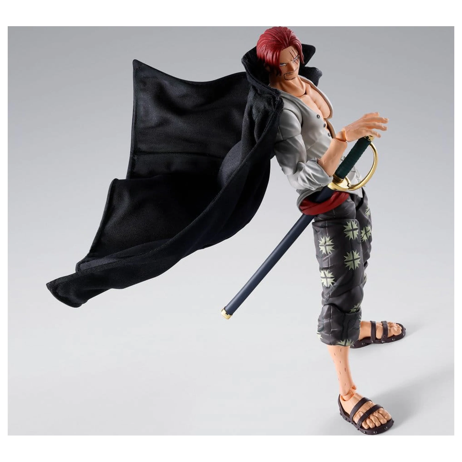 One Piece S.H.Figuarts Actionfigur Shanks -Marineford- 17 cm Produktfoto