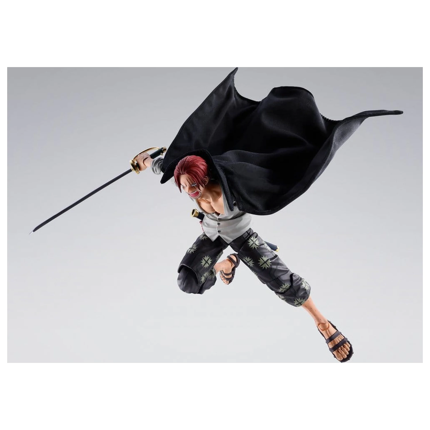 One Piece S.H.Figuarts Actionfigur Shanks -Marineford- 17 cm Produktfoto