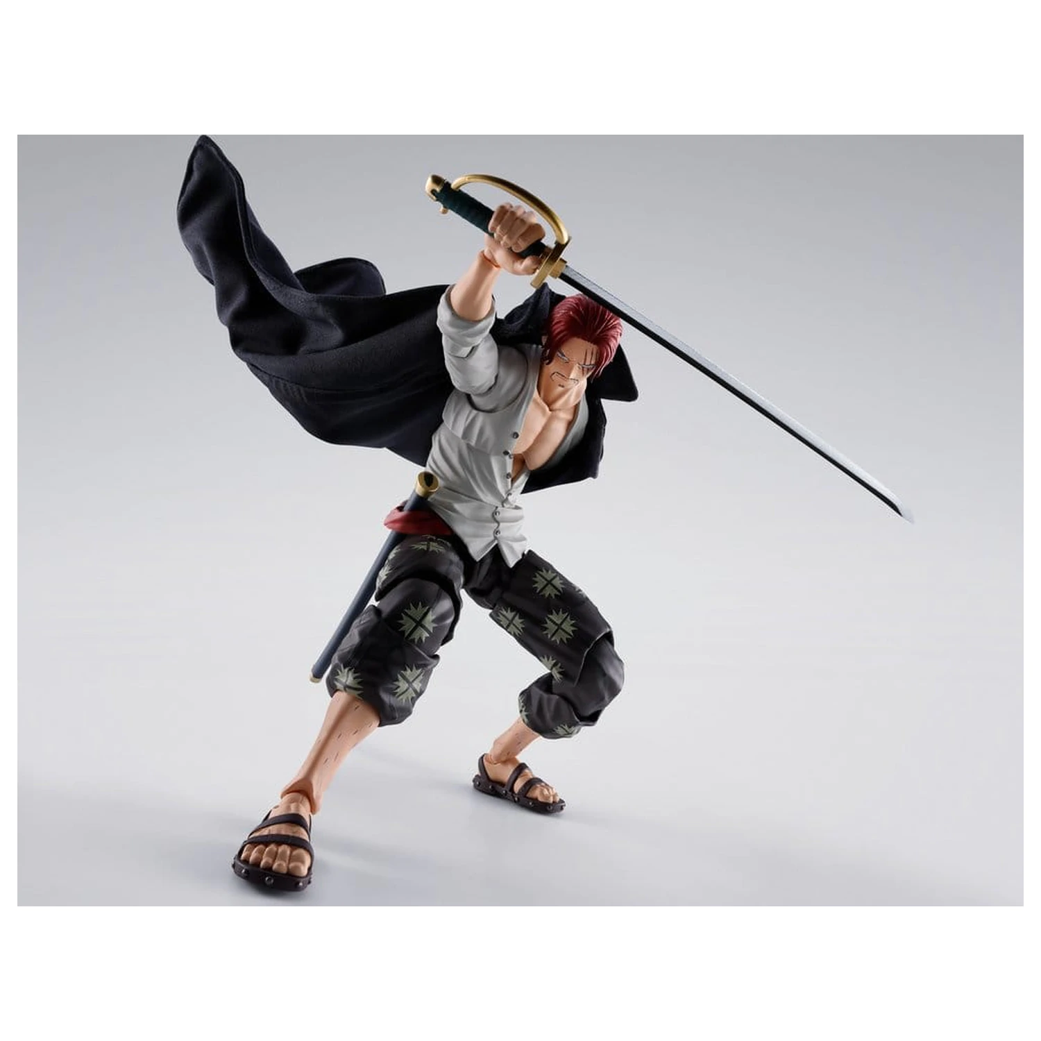 One Piece S.H.Figuarts Actionfigur Shanks -Marineford- 17 cm Produktfoto