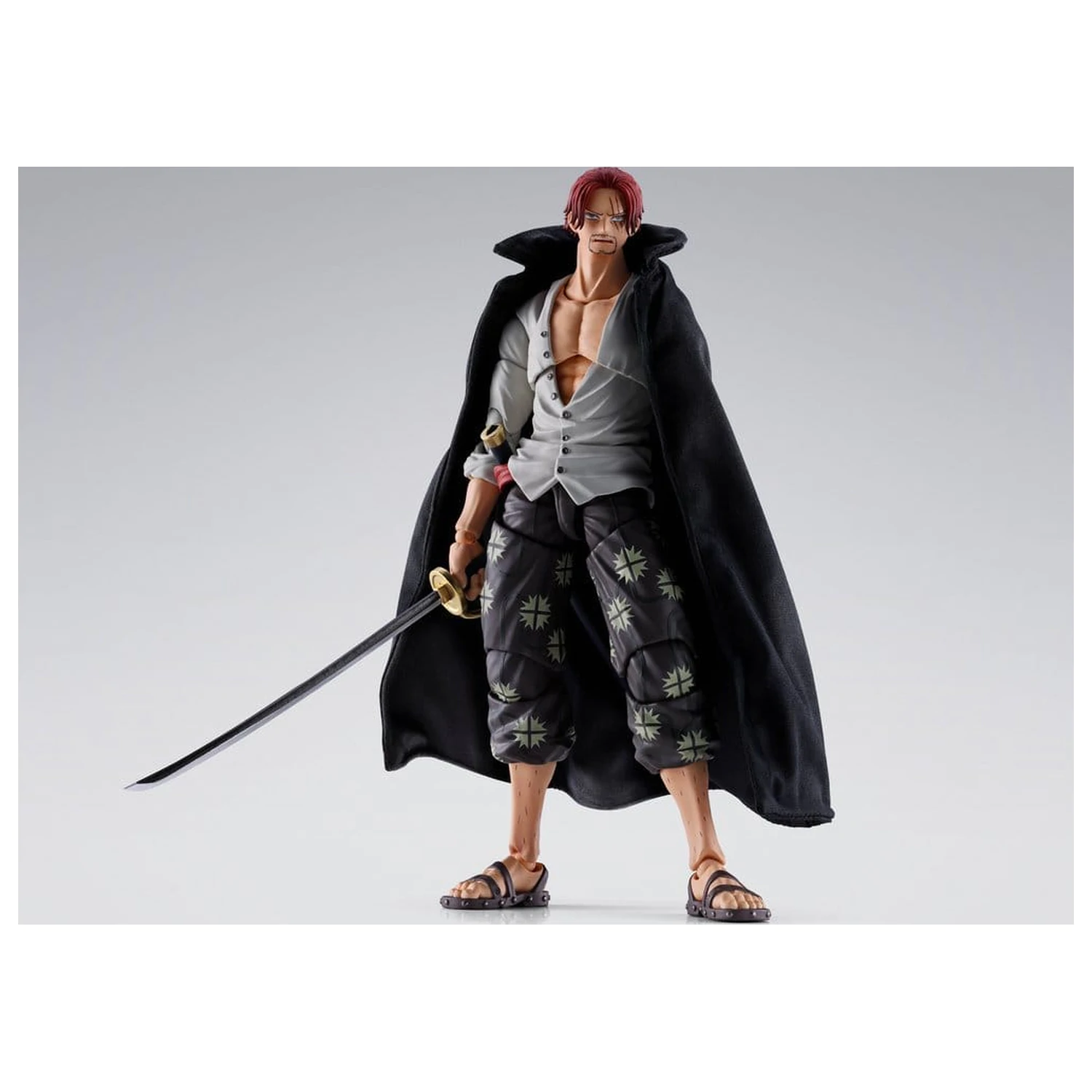 One Piece S.H.Figuarts Actionfigur Shanks -Marineford- 17 cm Produktfoto
