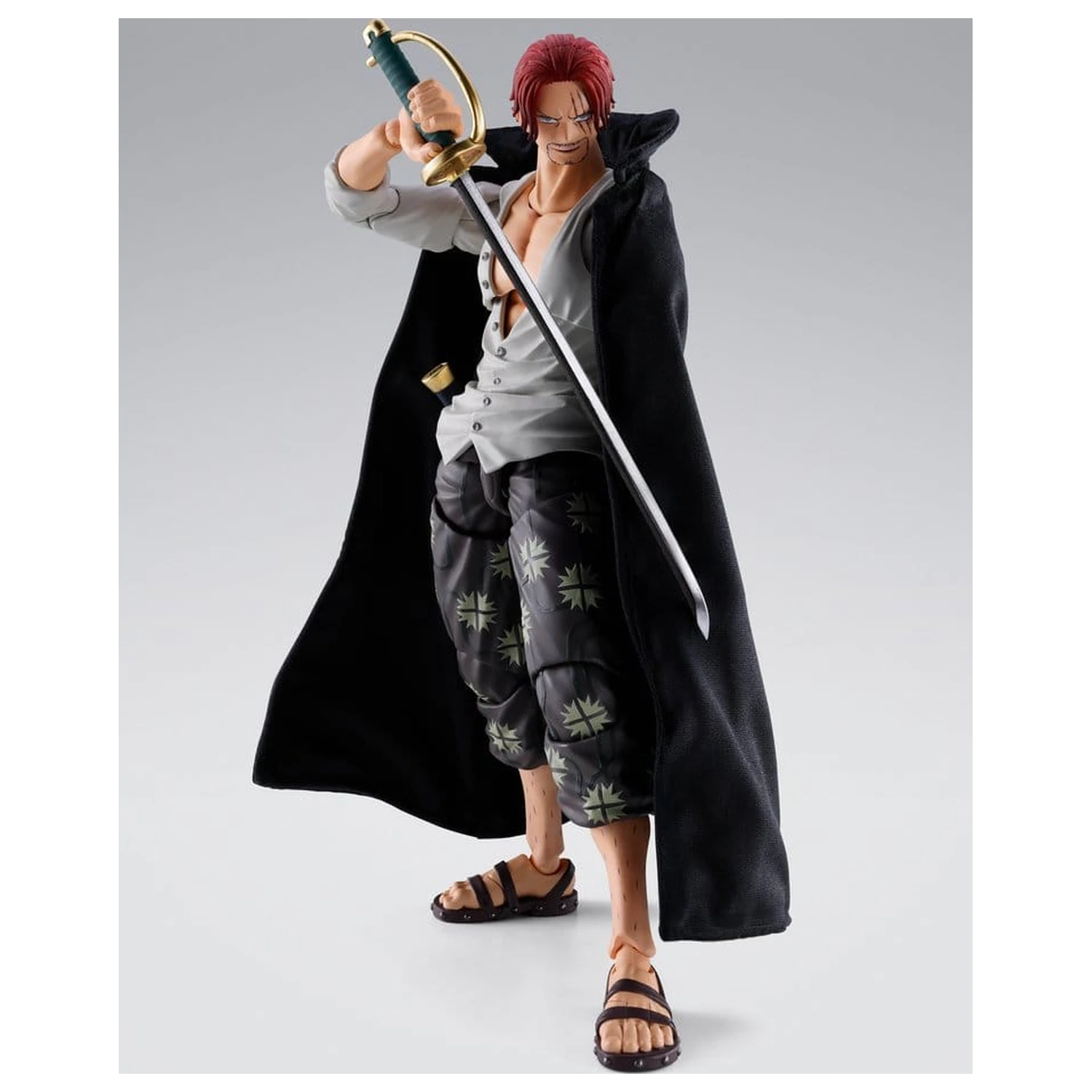 One Piece S.H.Figuarts Actionfigur Shanks -Marineford- 17 cm Produktfoto
