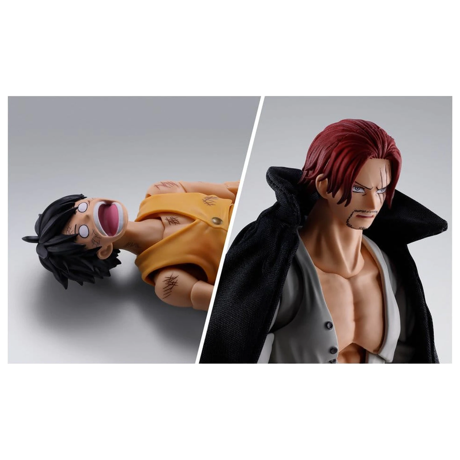 One Piece S.H.Figuarts Actionfigur Shanks -Marineford- 17 cm Produktfoto