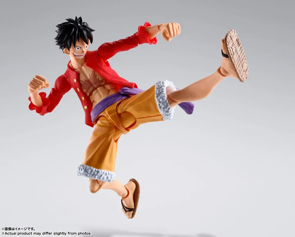 One Piece S.H. Figuarts Actionfigur Monkey D. Ruffy (The Raid on Onigashima) 14 cm termékfotó