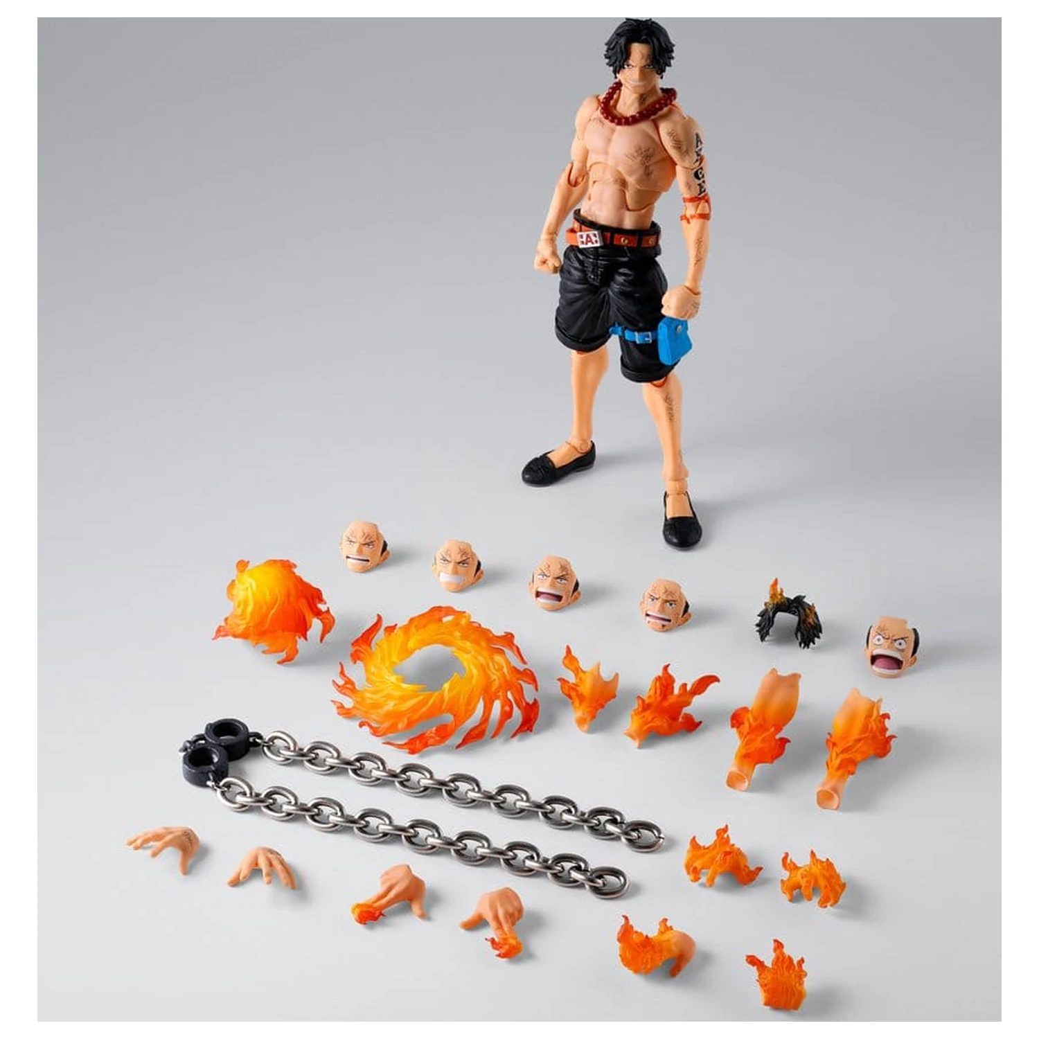 One Piece S.H. Figuarts Action-Figur Portgas D. Ace -Marineford- 16 cm Produktfoto