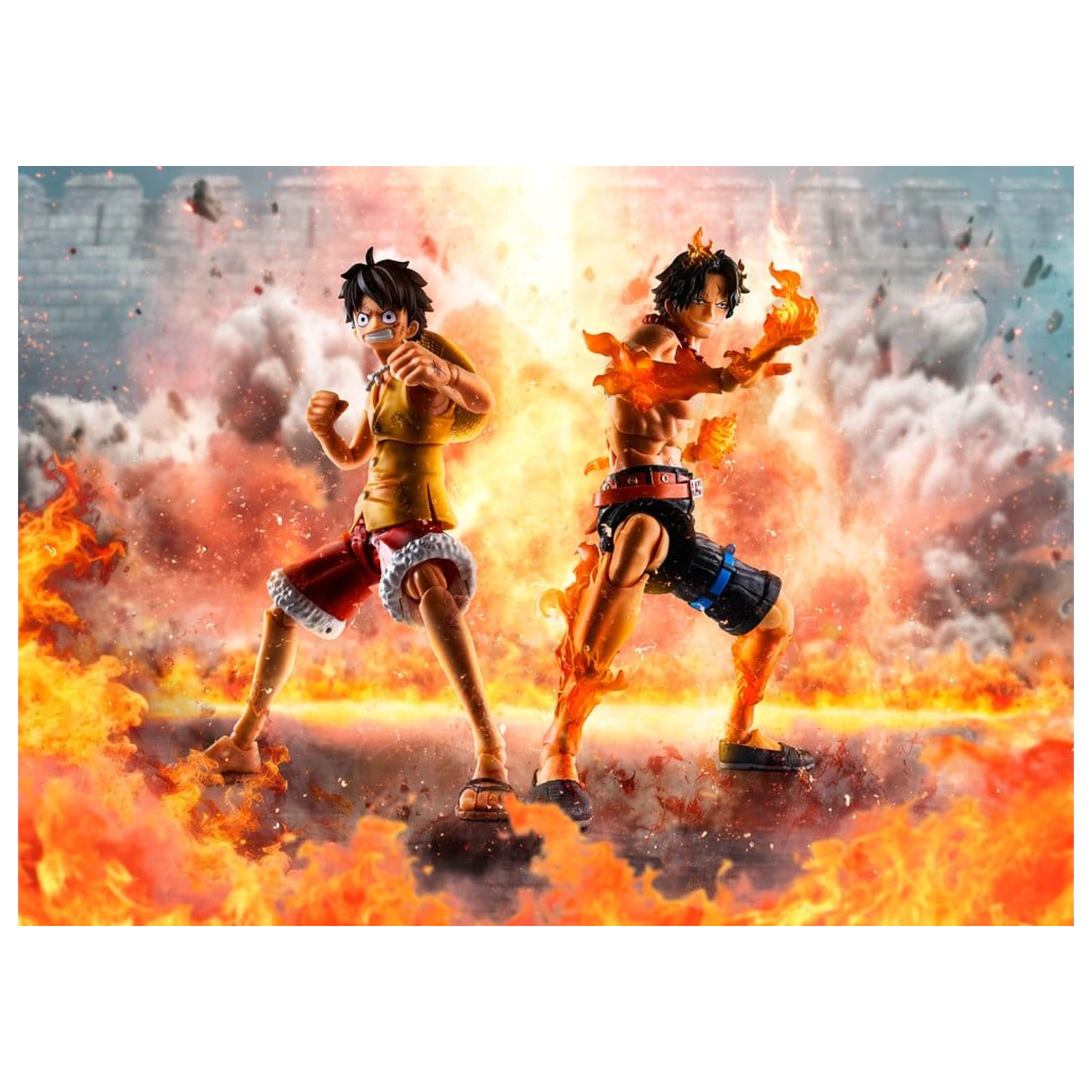 One Piece S.H. Figuarts Action-Figur Portgas D. Ace -Marineford- 16 cm Produktfoto