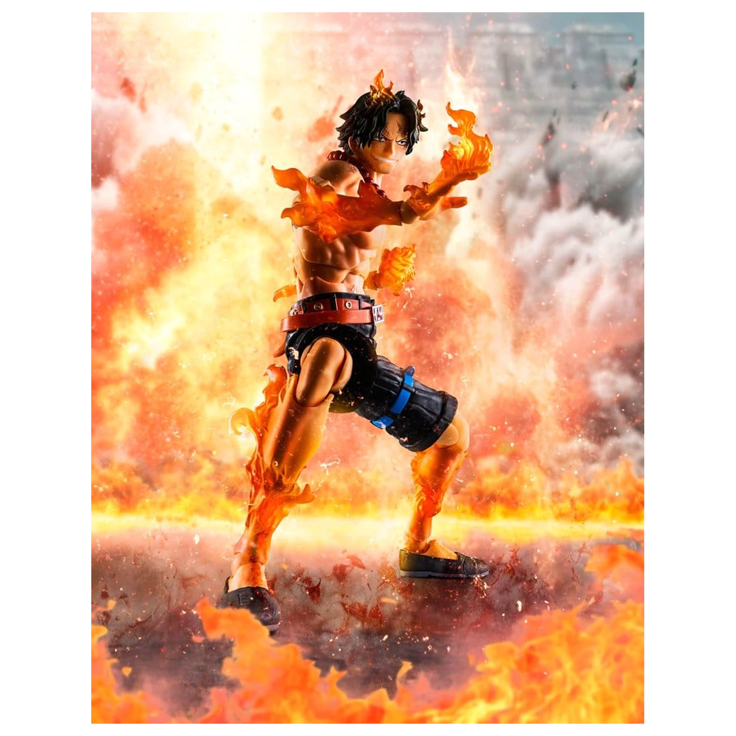 One Piece S.H. Figuarts Action-Figur Portgas D. Ace -Marineford- 16 cm Produktfoto
