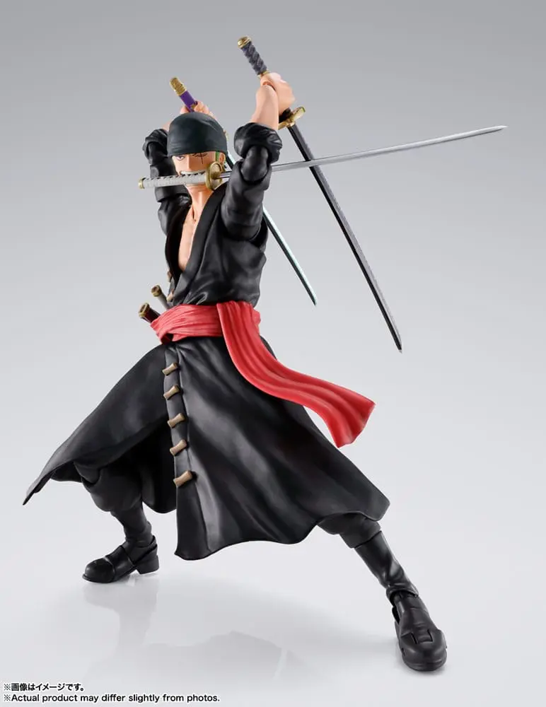 One Piece S.H. Figuarts Actionfigur Lorenor Zorro (The Raid on Onigashima) 15 cm Produktfoto