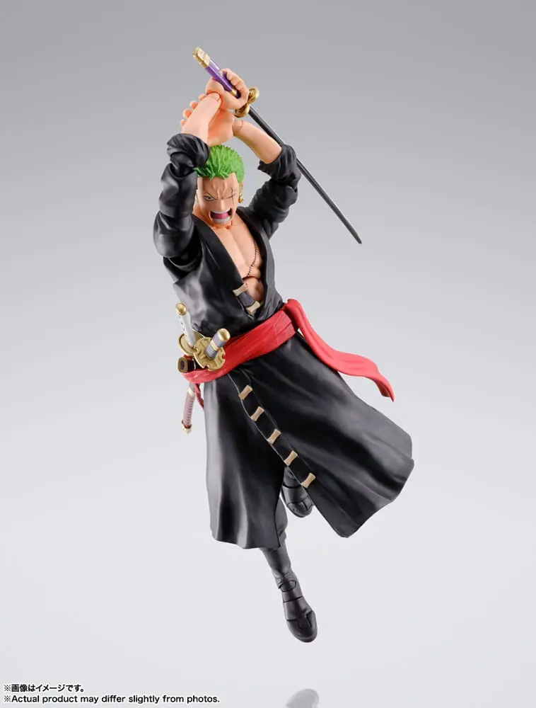 One Piece S.H. Figuarts Actionfigur Lorenor Zorro (The Raid on Onigashima) 15 cm Produktfoto