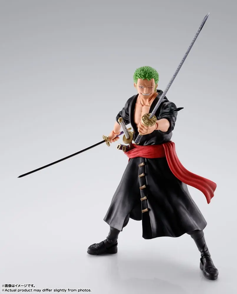 One Piece S.H. Figuarts Actionfigur Lorenor Zorro (The Raid on Onigashima) 15 cm Produktfoto