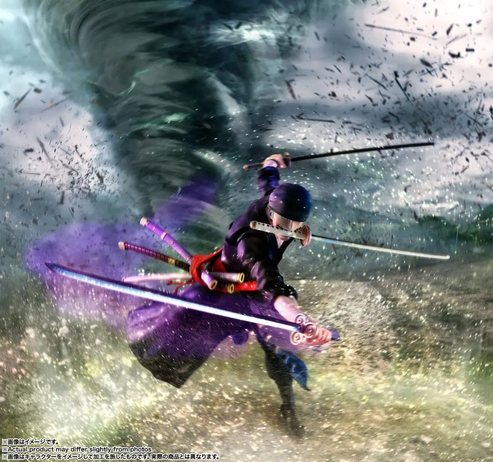 One Piece S.H. Figuarts Actionfigur Lorenor Zorro (The Raid on Onigashima) 15 cm Produktfoto