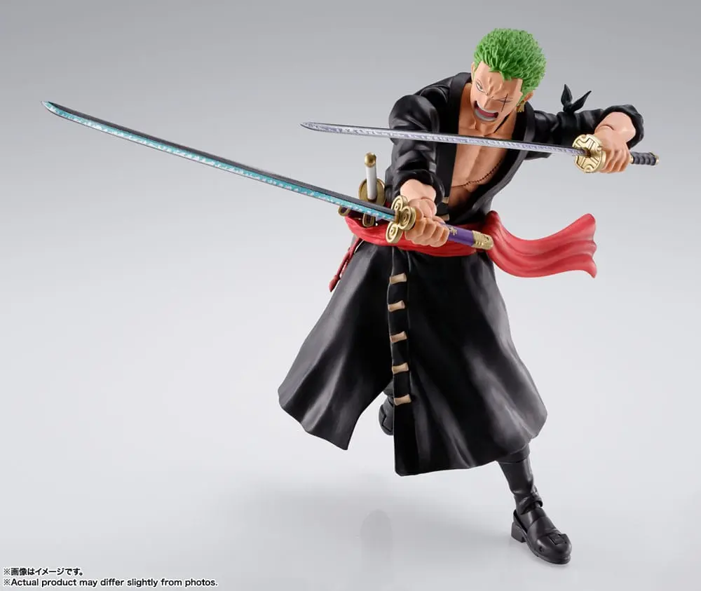 One Piece S.H. Figuarts Actionfigur Lorenor Zorro (The Raid on Onigashima) 15 cm Produktfoto