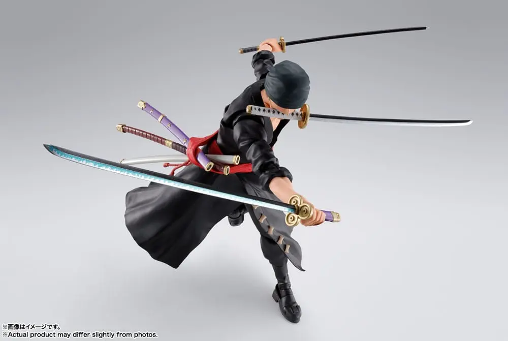 One Piece S.H. Figuarts Actionfigur Lorenor Zorro (The Raid on Onigashima) 15 cm Produktfoto