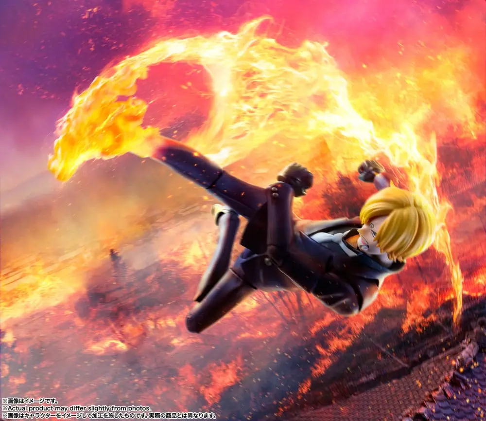 One Piece S.H. Figuarts Actionfigur Sanji (The Raid on Onigashima) 15 cm Produktfoto