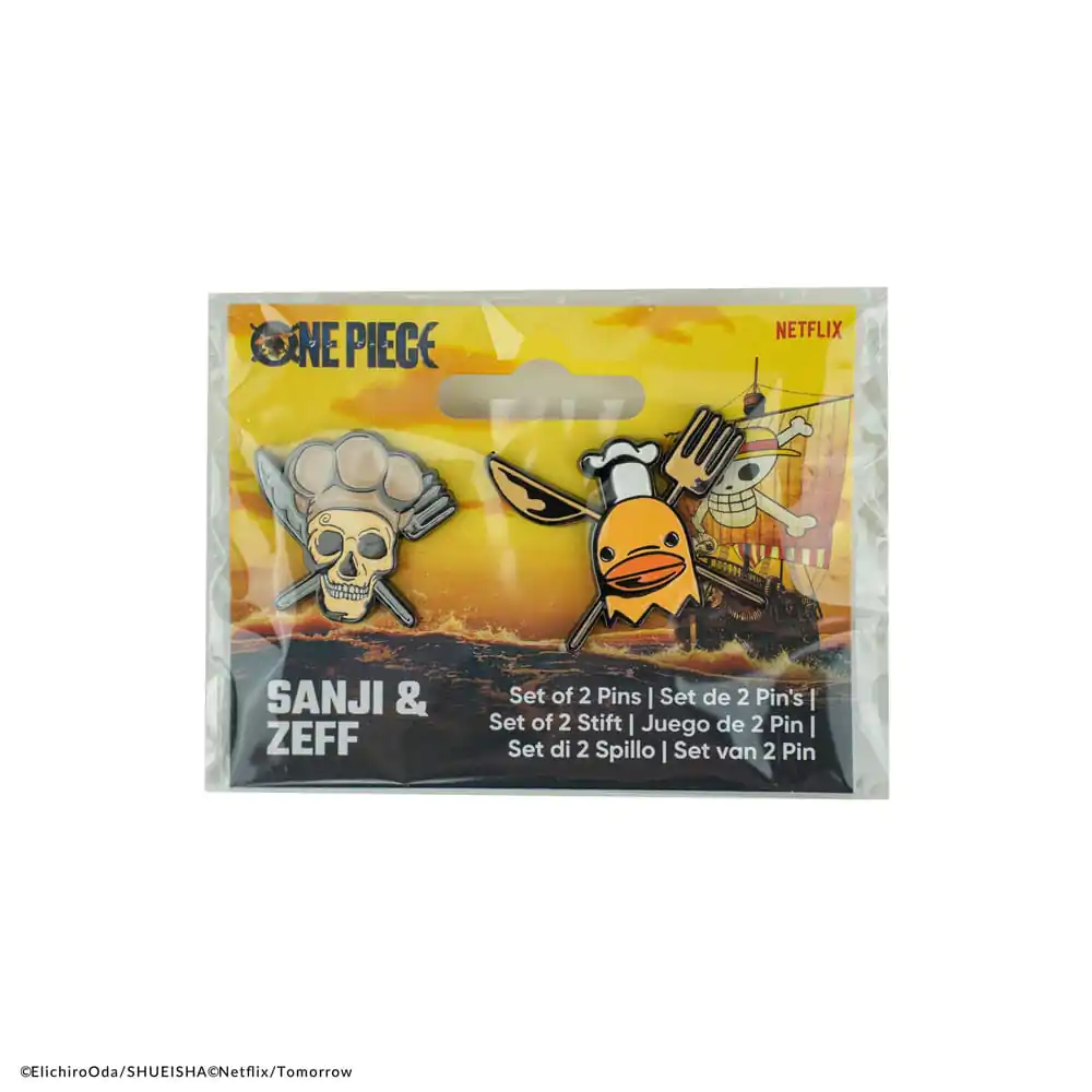 One Piece Ansteck-Pins 2er-Pack Sanji & Zeff termékfotó