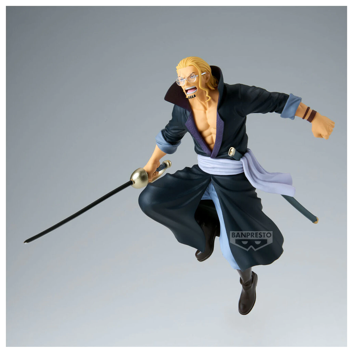 One Piece Silvers Rayleight Battle Record Figur 16cm Produktfoto