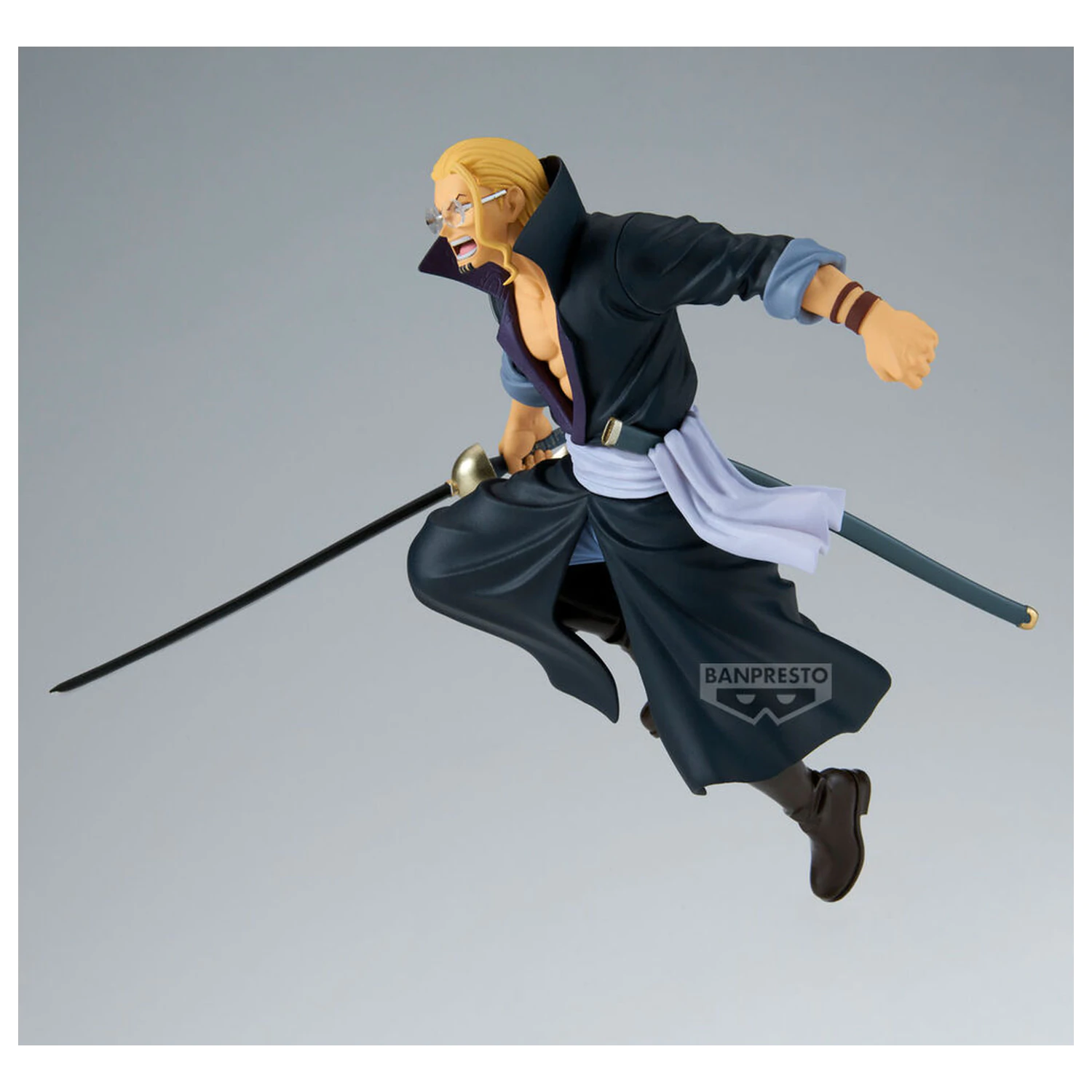 One Piece Silvers Rayleight Battle Record Figur 16cm Produktfoto
