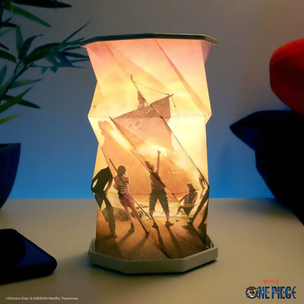 One Piece faltbare Lampe Straw Hat Crew 15 cm Produktfoto
