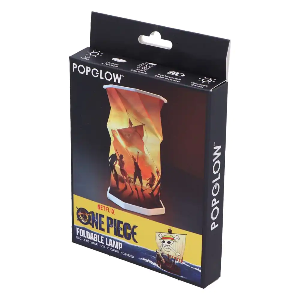 One Piece faltbare Lampe Straw Hat Crew 15 cm Produktfoto