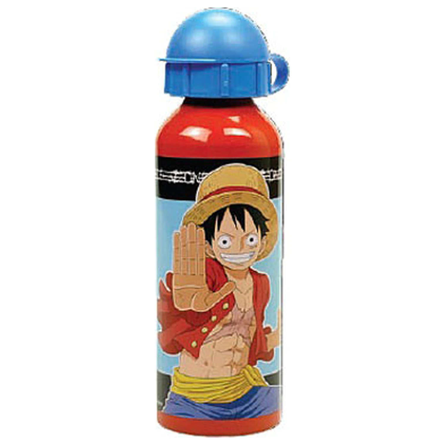 One Piece auffallende Aluminium Wasserflasche mit Trinkverschluss 520 ml Produktfoto