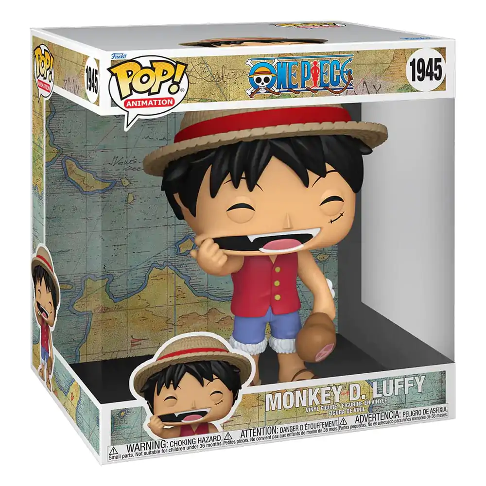 One Piece Super Sized Jumbo Funko POP! Vinyl Figur Monkey D. Luffy (Stretching) 25 cm Produktfoto