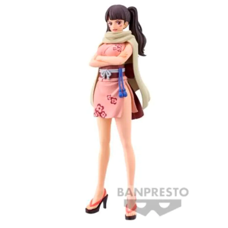 One Piece The Grandline Series Wanokuni Yukata Shinobu Kocho Figur 16cm Produktfoto