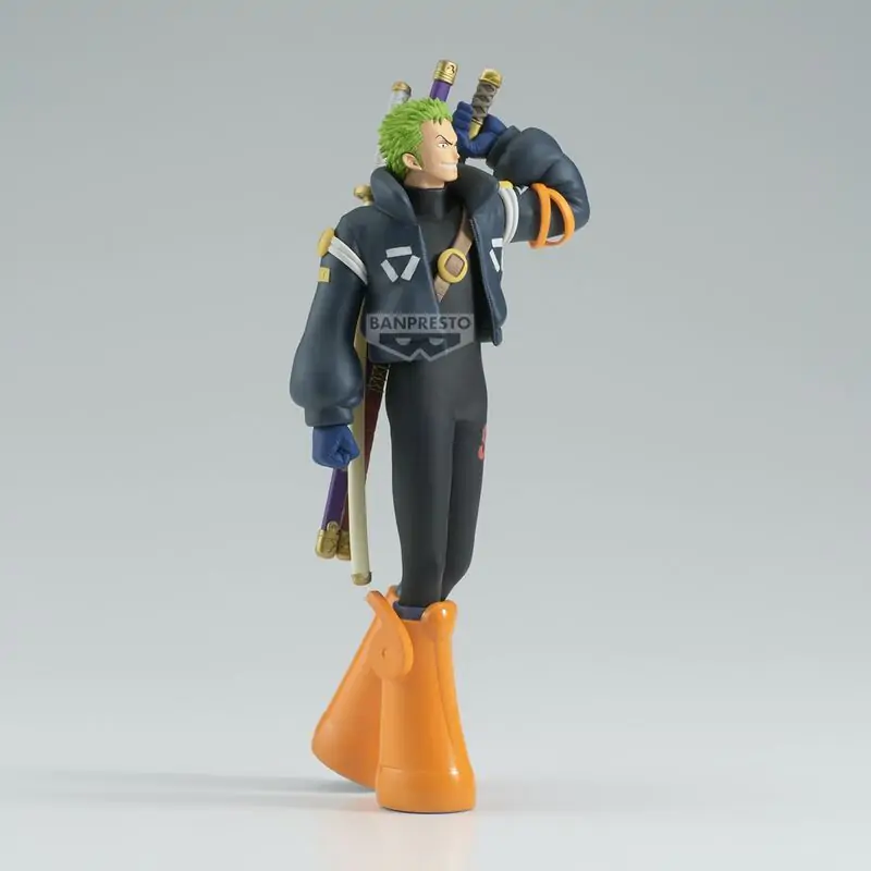 One Piece The Shukko Roronoa Zoro Egghead Figur 17cm Produktfoto